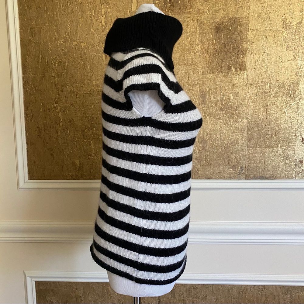 Anthropologie Tulle turtleneck striped sweater S - Picture 5 of 6
